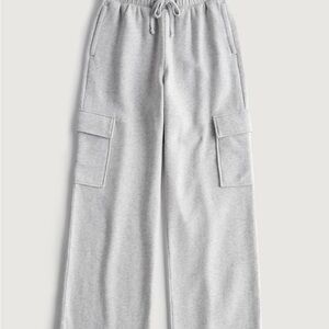 Gray Cargo Sweatpants